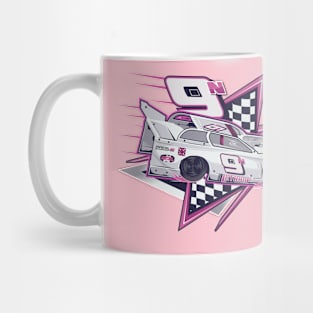 RC Pink White Simply Nine Mug